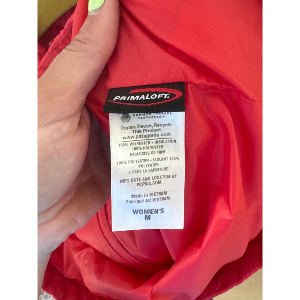 Women's Coral Patagonia Vest Size M - Picture 4 of 4